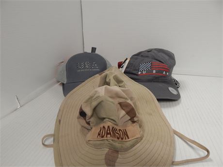 Lot Of Baseball Hats