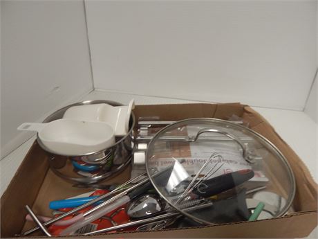 Flat Of Various Kitchen Items