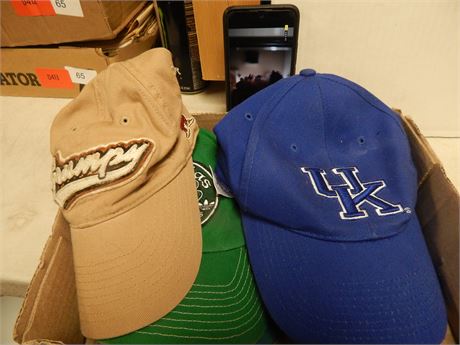 Flat Of Baseball Hats