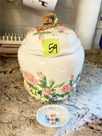 Canister and Dish