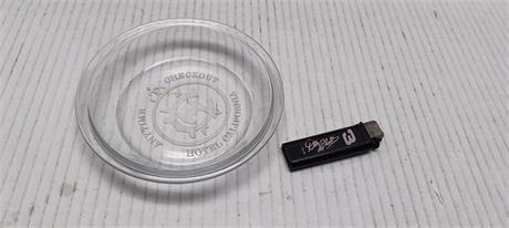 Hotel California Ashtray & Dale Earnhardt Lighter
