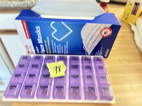 Pill Case, masks