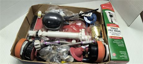 Flat Of Various Plumbing Supplies