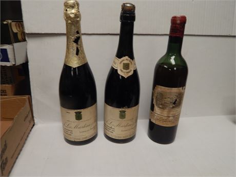 Vintage Decorative Wine Bottles