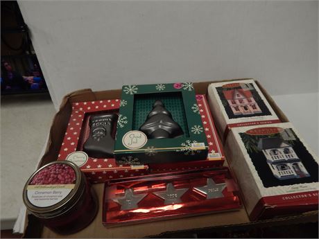 Flat Of Christmas Decorations