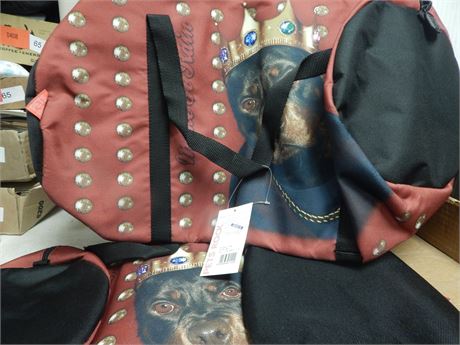 Lot Of Pets Rock Dog Duffle Bags