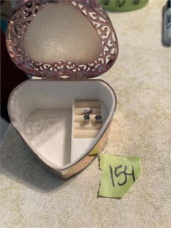 Jewlry Box and Earings