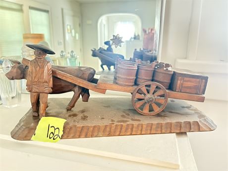 Wood Carving Farmer