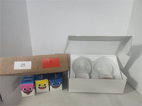 Breast Pump (appears new) and Baby Shark toys