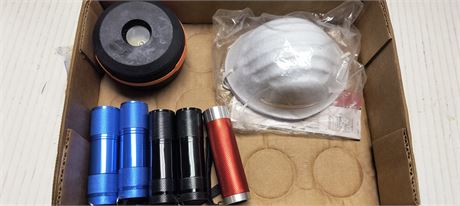 Mini Flashlights & Masks & More