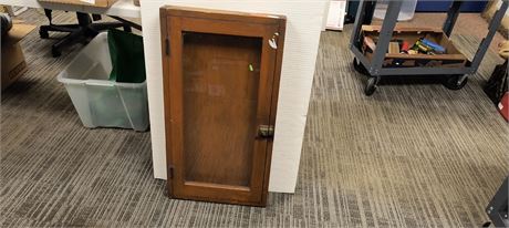 Wood Display Cabinet