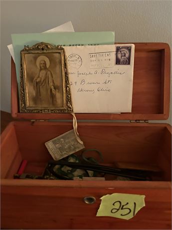 Cedar Box, Letters, Misc