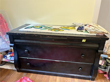 Vintage Chest (Linens and Table Clothes on Top NOT Included)