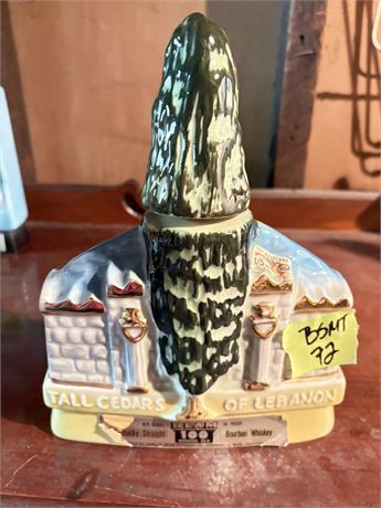 Jim Beam Decanter, Tall Cedars of Lebanon