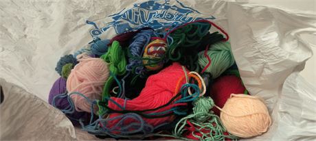 Bag Of Misc. Yarn