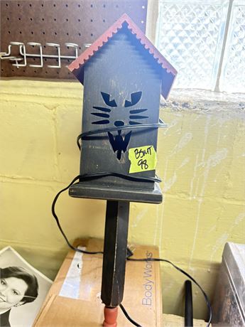 Decorative Birdhouse "Cat" Light