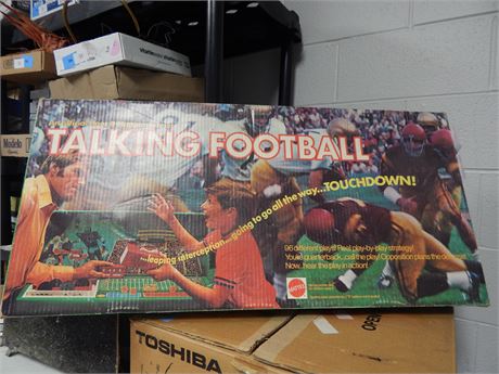 Vintage Mattel Talking Football Game