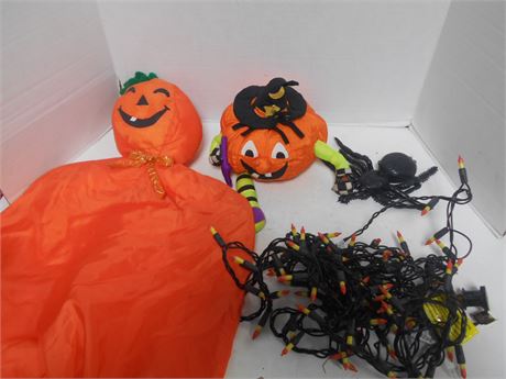 Flat Of Halloween Decorations