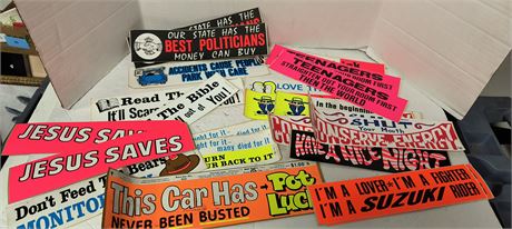 Vintage Bumper Stickers