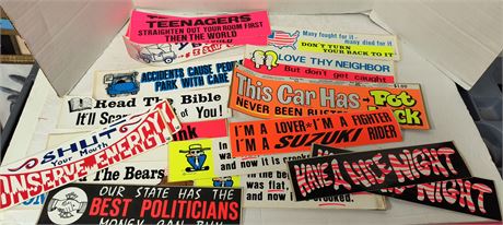 Vintage Bumper Stickers