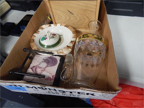 Flat Of Various Glassware