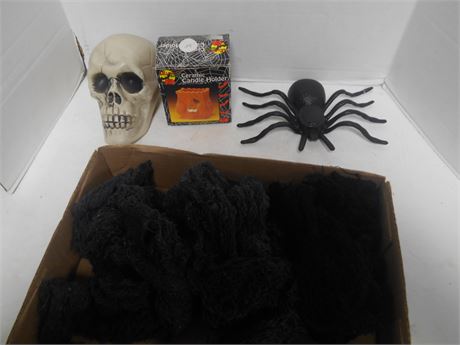 Flat Of Halloween Decorations