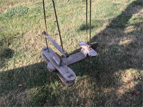 Unique Child’s Airplane Swing