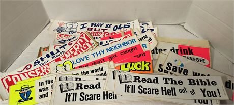 Vintage Bumper Stickers