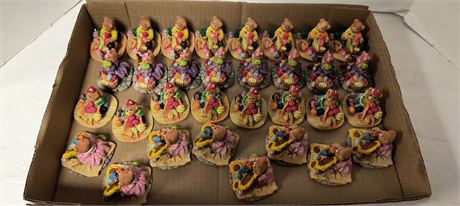 Vintage Mini Bear Figurines