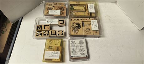 Lot Of Wood Stamps