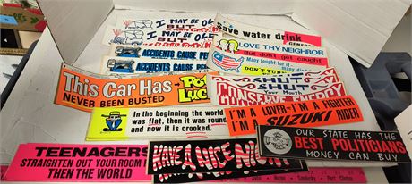 Vintage Bumper Stickers