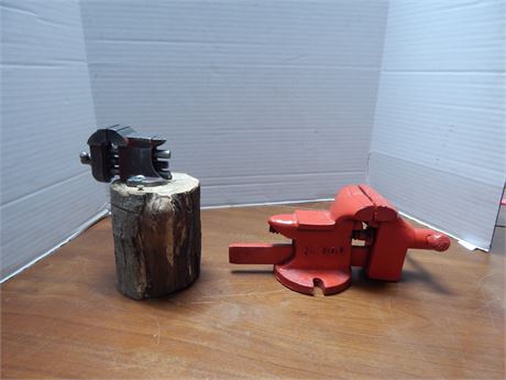 Pony 900 Bench Vise & Vintage Mini Vise