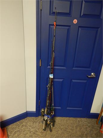 Lot Of Various Fishing Poles