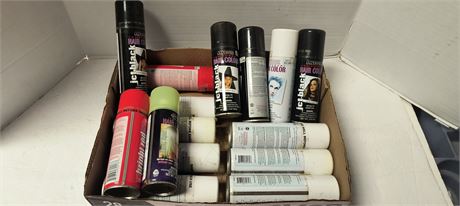 Flat Of Halloween Spray Hair Color