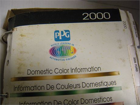 Vintage Automotive Paint Color Books