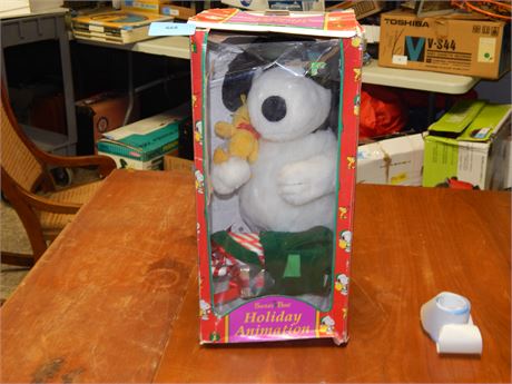 Vintage Santa's Best Holiday Animation Snoopy. Doesn't Move Just Makes Noise