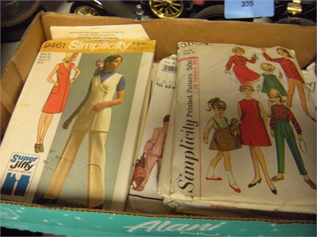 Lot Of Various Simplicity Patterns
