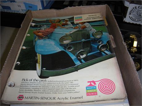 Various Automotive Paint Color Books