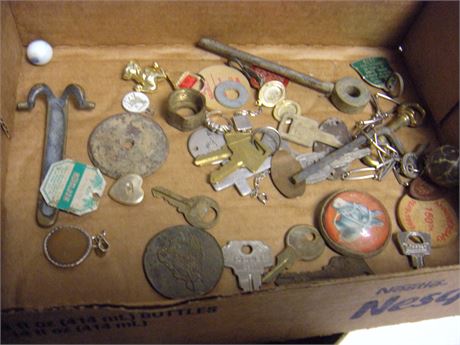 Lot Of Vintage Keys & More