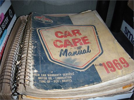 Lot Of Car Care Manuals
