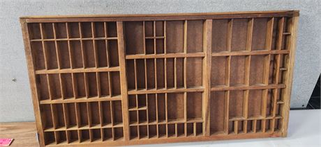 Wood display shelf