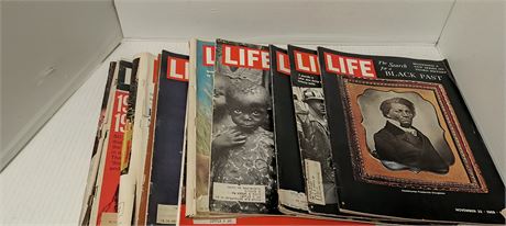 Lot Of Various Life Magazines