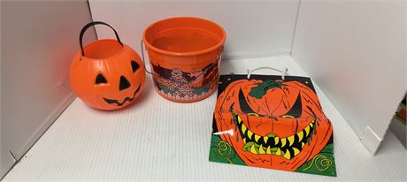 Flat Of Halloween Decorations