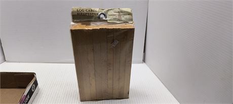 Wood Log Cabin Bird Feeder Building Kit