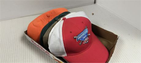 Flat Of Baseball Hats