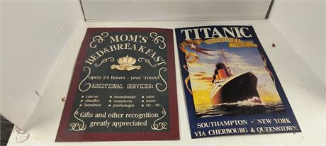 Metal Collectible Signs