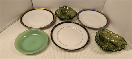 Fire King Plate & Miscellaneous Vintage Plates