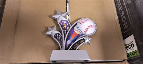 Box Of Resin Baseball Awards