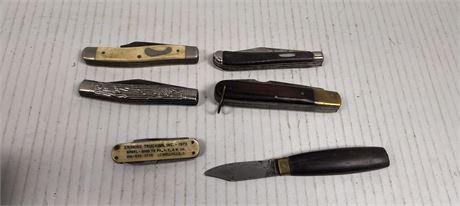 Lot Of Various Pocket Knives