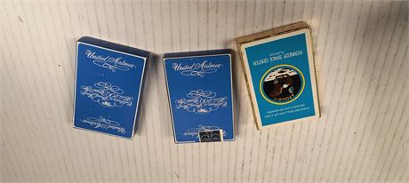 United Airlines & Apollo 2 Playing Cards